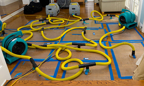 Professional Storm Water Damage Restoration technician working in McAdenville, NC